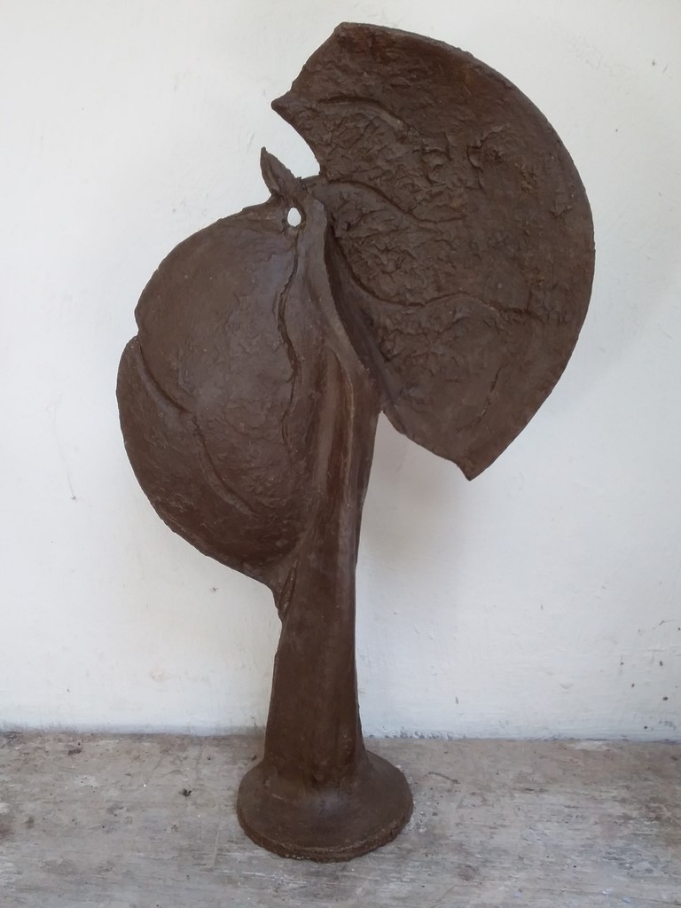 le cri de l 'arbre / terre cuite