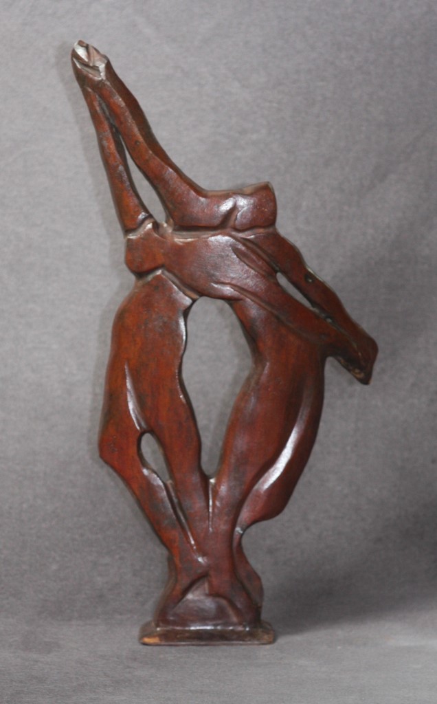 Sculpture bronze"Enlaçés"/Valia