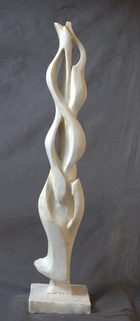 Sculpture plâtre"Fugue" 2/Valia