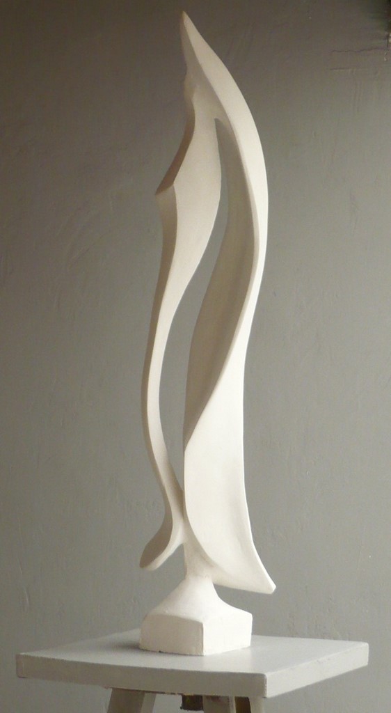 Sculpture plâtre "Spire"/Valia