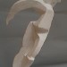 Sculpture plâtre"Equilibre"