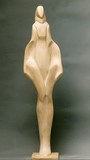 Sculpture plâtre"Virgo"/Valia